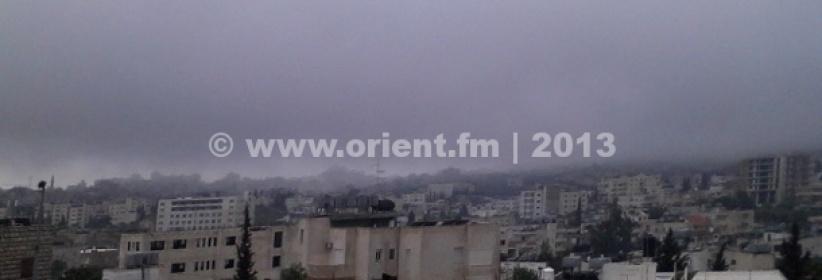 حالة الطقس لليوم الأثنين 22-4-2013