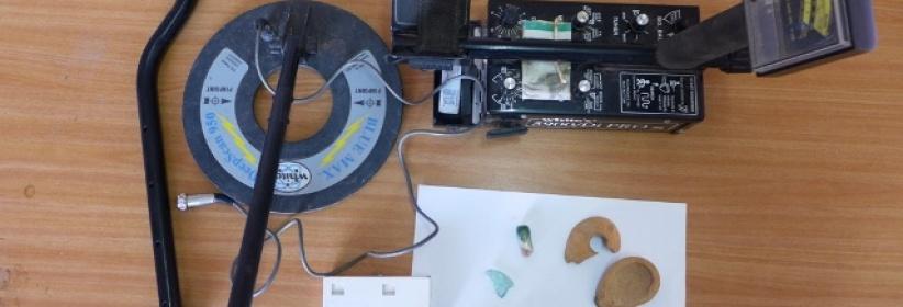 رام الله: ضبط آلة تنقيب عن الآثار