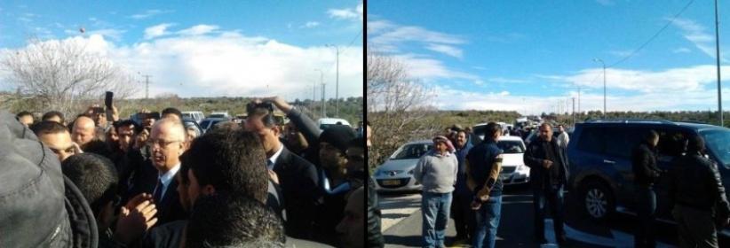 جنود الاحتلال يحتجزون موكب رئيس الوزراء