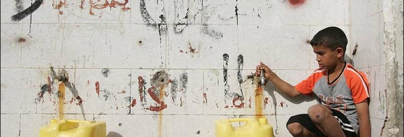 غزة : نقص المياه في غزة ينذر بكارثة صحية