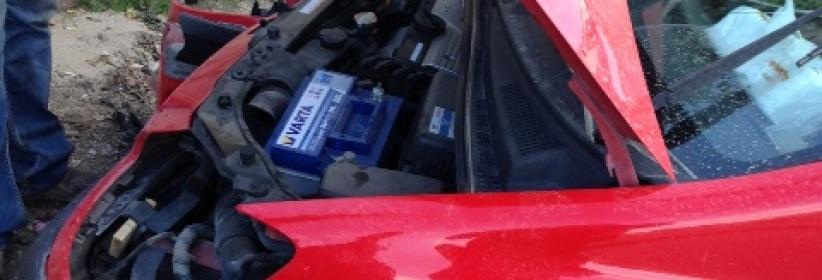 بالصور - ثلاث اصابات في حادث سير ذاتي في بيت ساحور