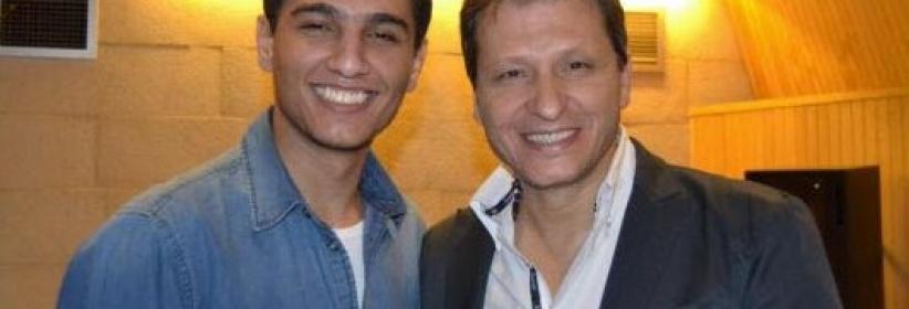 بالصور: محمد عساف يسجل اغنية جديدة من كلمات الشاعر نزار فرنسيس