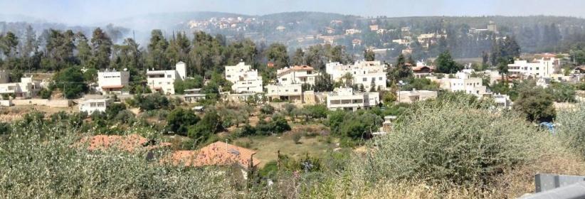 حريقان كبيران في أحراش القدس