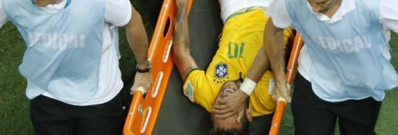 اصابة نيمار يوم أمس ينهي مشواره في المونديال