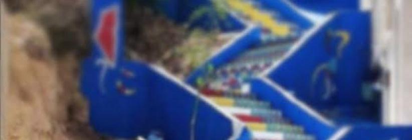 بالصور : بث روح الحياة العامة والحركة في إحدى أدراج مدينة بيت لحم