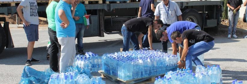 حملة قافلة الحياة : تطلق قافلتها الثانية الى غزة