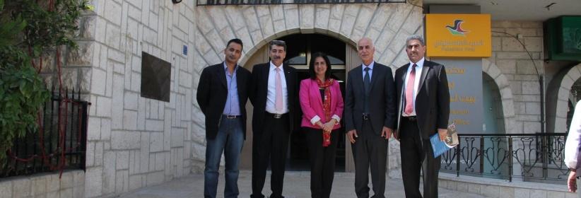 رئيسة بلدية بيت لحم تستقبل وزير الحكم المحلي وتطلعه على أبرز احتياجات المدينة