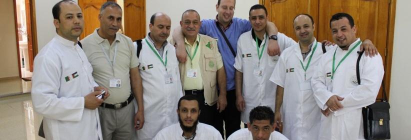 وفد طبي جزائري يصل غزة لعلاج مصابي العدوان