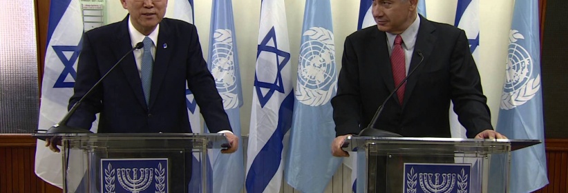 نتنياهو يهاجم كي مون و