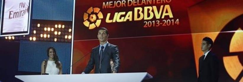 كريستيانو رونالدو نجم النجوم في ليلة جوائز الليغا