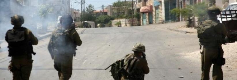 إصابة طفلين برصاص الاحتلال واعتقال 10 اخرين في البيرة
