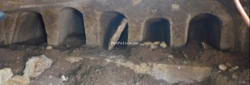 جنين: اكتشاف مقبرة أثرية في يعبد تعود للعصر الروماني