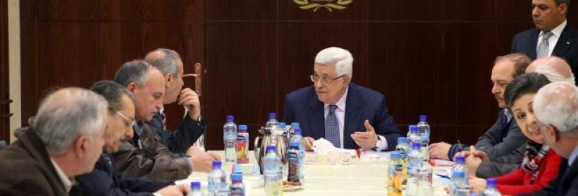 “التنفيذية” تنهي اجتماعها وتشكل لجنة للاتصال مع الفصائل لتشكيل حكومة وحدة وطنية