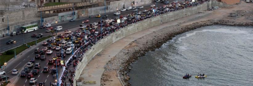 أطول مائدة طعام بالعالم في مصر