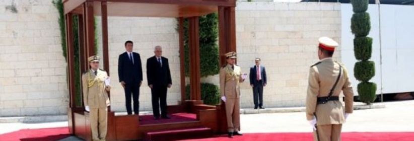 الرئيس يستقبل رئيس الوزراء الايطالي في بيت لحم