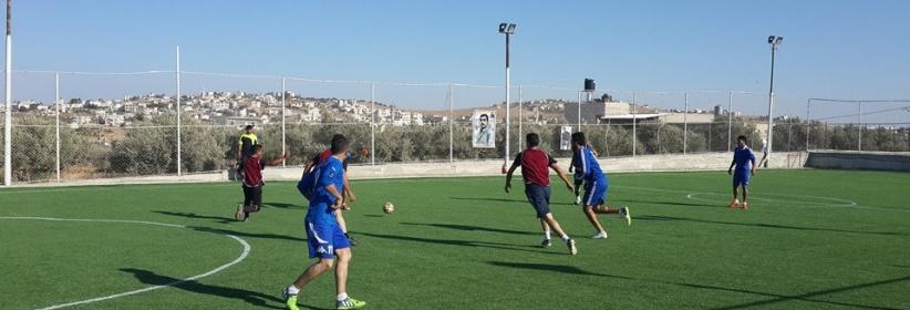 افتتاح ملعب الجدار في قرية دار صلاح