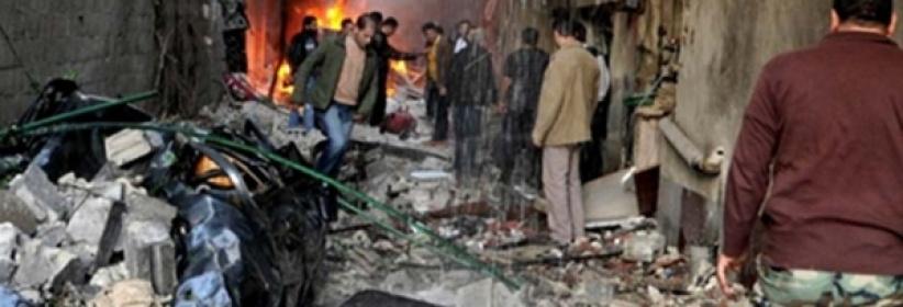 شهيدان لاجئان وقصف مخيم درعا بـ15 برميلاً متفجرًا