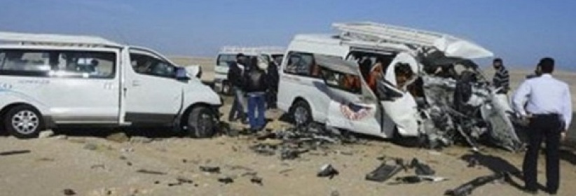 إصابة 10 أشخاص في حادث سير على طريق عيون الحرامية برام الله