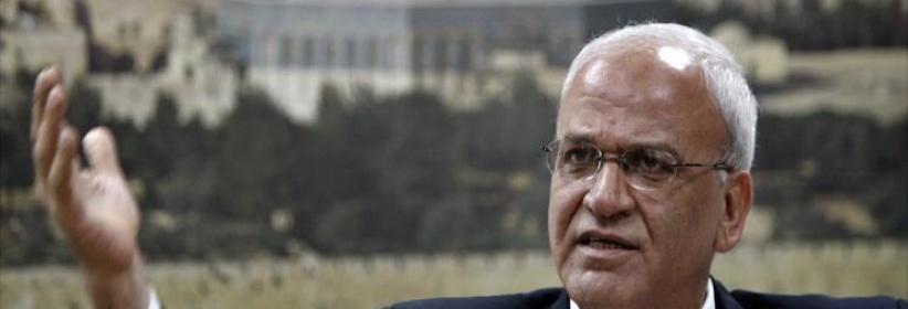 عريقات يطالب بموقف دولي لوقف التطهير العرقي والاستيطان