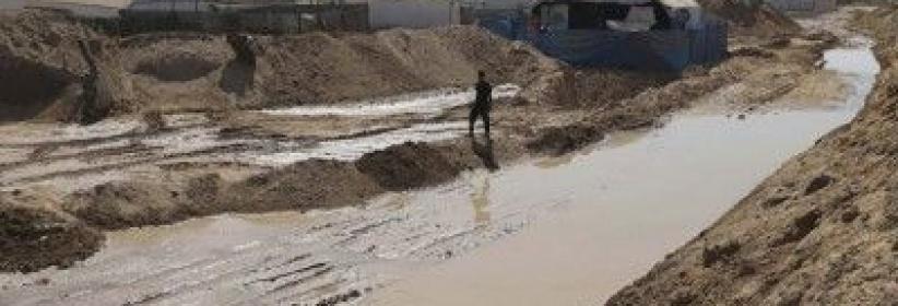 تحذيرات فلسطينية من خطورة الخندق المائي المصري على حدود غزة