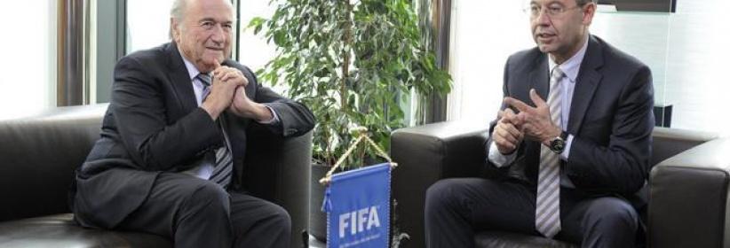 برشلونة يهدد بالانسحاب من مسابقات الفيفا!