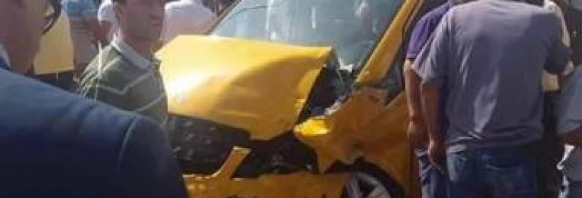 سبعة اصابات في حادث سير بين عمومي وشاحنة في بيت لحم