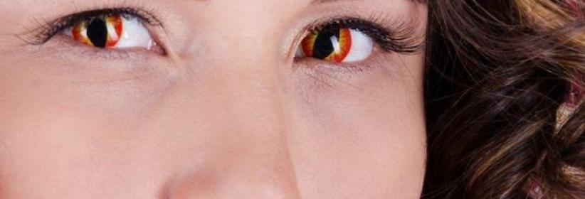 العدسات اللاصقة التنكرية 