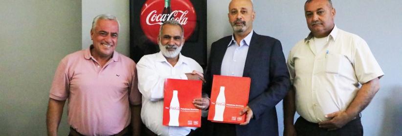 شركة المشروبات الوطنية كوكاكولا/كابي ترعى فريق كرة قدم ومدرسة كروية لهيئة  نادي ثقافي طولكرم الرياضي الأهلية