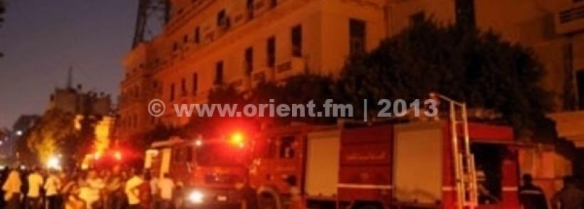 السيطرة على حريق في كنيسة ماري يوحنا بالجيزة