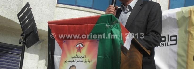 قراقع للصحفيين الاسرائيليين: لا تسمحوا بموت العيساوي