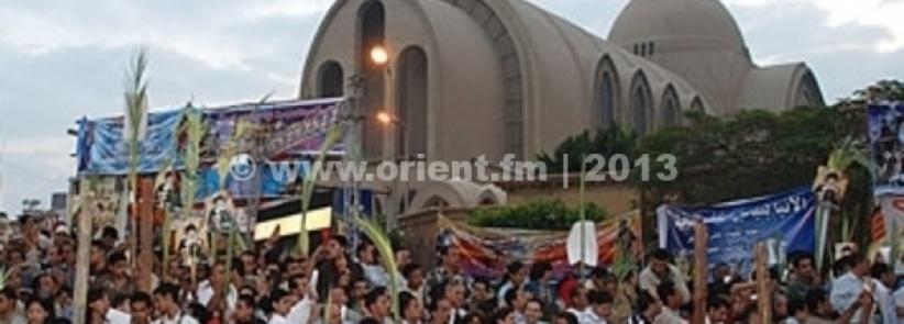 مسيرة للأقباط أمام وزارة الدفاع للمطالبة بحمايتهم