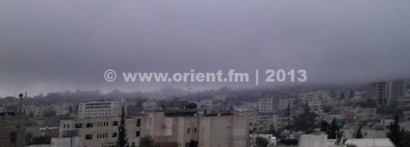 حالة الطقس لليوم الأثنين 22-4-2013