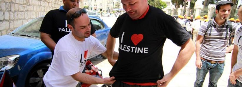 بالصور : بيت لحم فلسطينية مبادرة شبابية للتأكيد على هوية المدينة