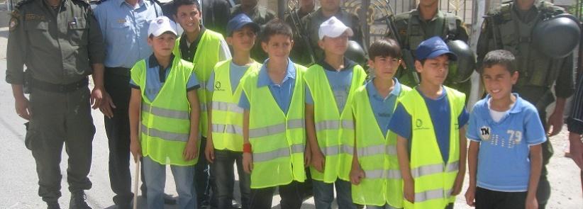 قوات الأمن الوطني تشارك الشرطة بفعاليات اليوم الرابع لأسبوع المرور العربي في بيت لحم