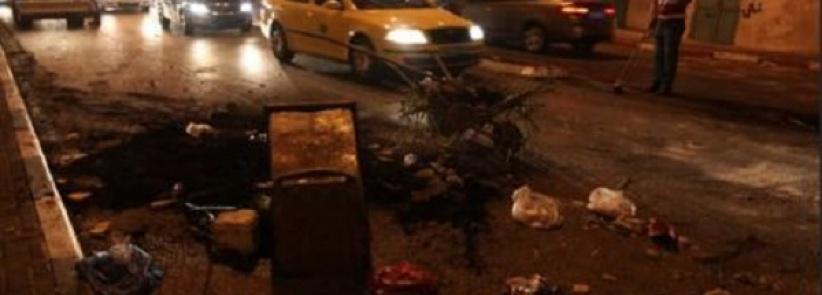 إغلاق شارع في بيت لحم احتجاجا على انقطاع المياه