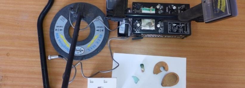 رام الله: ضبط آلة تنقيب عن الآثار