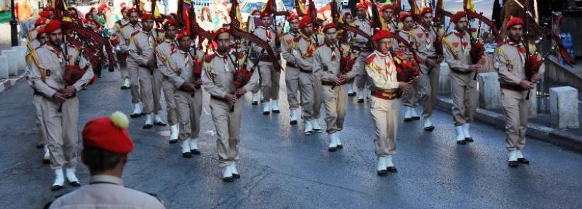 صور احتفالات بيت لحم بعيد الميلاد التي تسير حسب تقويم الشرقي