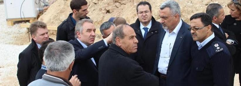 مسؤولون روس وفلسطينيون يزورون مشاريع روسية ببيت لحم ويؤكدون انها لخدمة المجتمع الفلسطيني