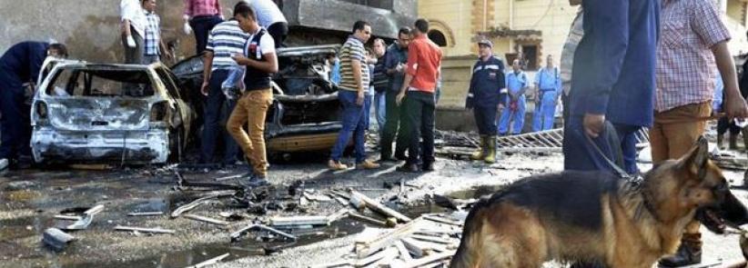 إصابة شخص في انفجار أمام معهد مندوبي الشرطة في القاهرة