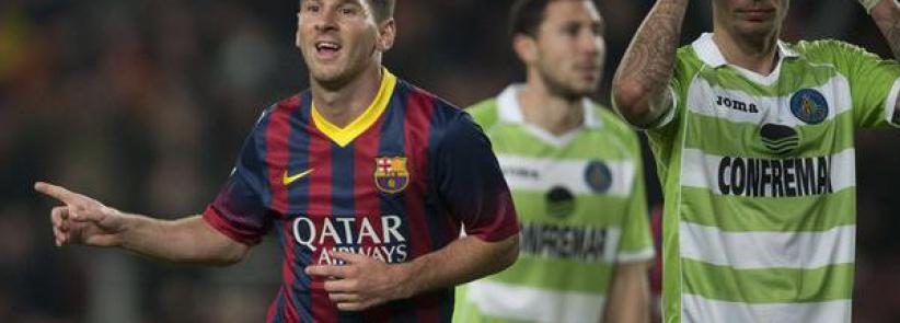 برشلونة يسحق خيتافي في ليلة عودة ميسي