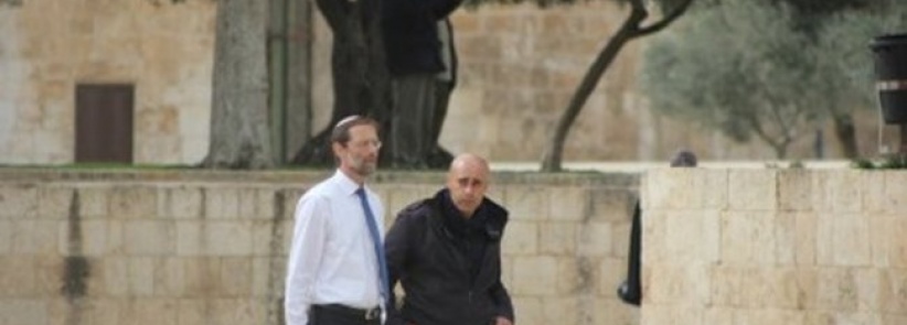 عضو كنيست يصعد لساحة قبة الصخرة ويدعو لطرد الفلسطينيين للسعودية