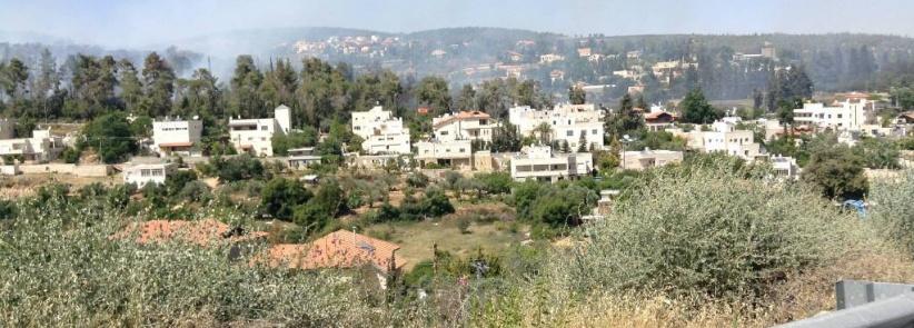 حريقان كبيران في أحراش القدس