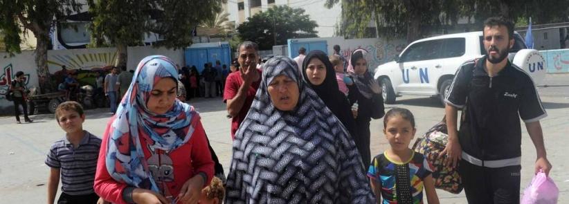 الأمم المتحدة: عدد النازحين في غزة بلغ 40 ألفا