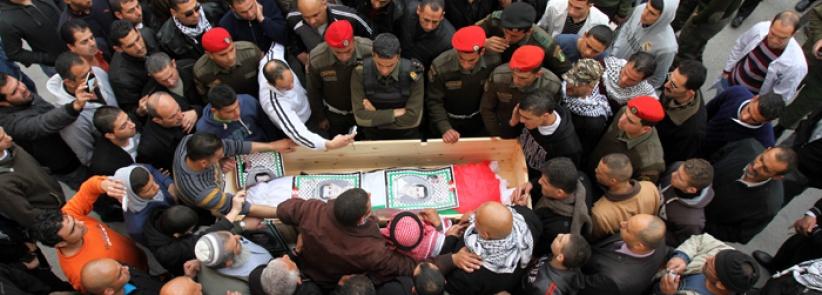 تشييع جثمان الشهيد محمد حمامرة في بيت لحم