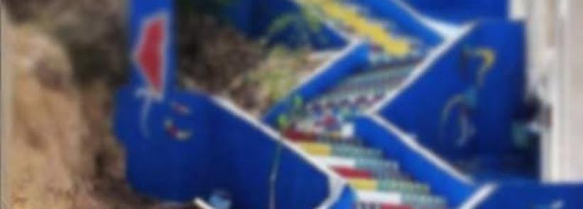 بالصور : بث روح الحياة العامة والحركة في إحدى أدراج مدينة بيت لحم