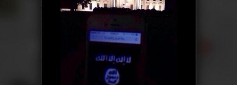 ظهور علم «داعش» أمام البيت الأبيض يثير الرعب!