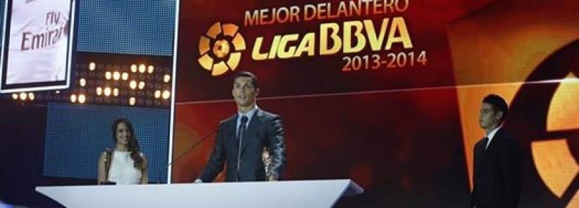 كريستيانو رونالدو نجم النجوم في ليلة جوائز الليغا