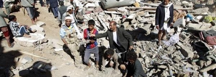 طيران التحالف يستهدف منزل صالح في صنعاء