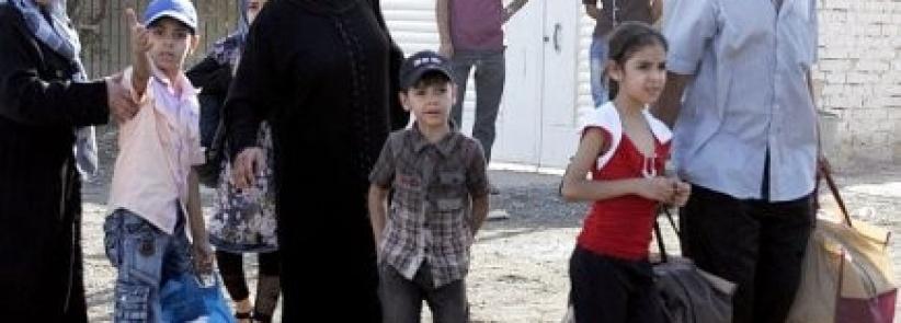 6 عائلات فلسطينية وسورية غادرو قطاع غزة