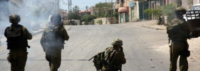 إصابة طفلين برصاص الاحتلال واعتقال 10 اخرين في البيرة